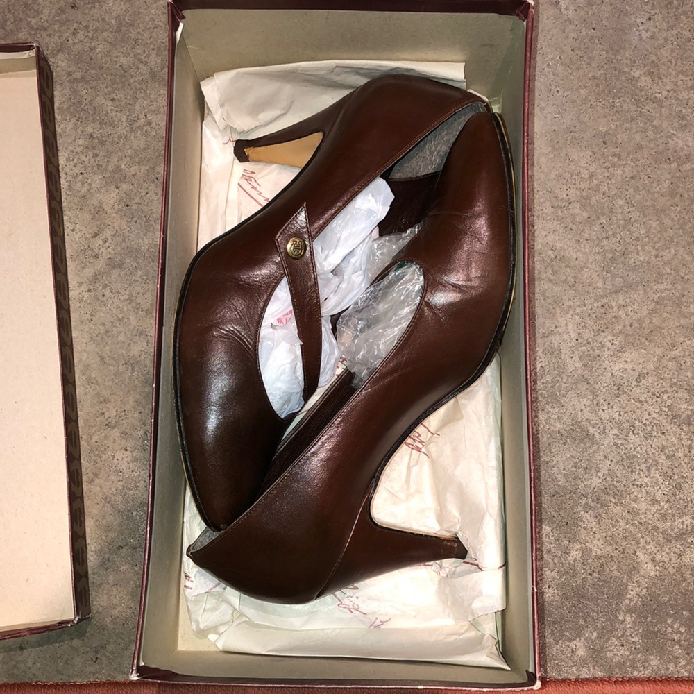 Brown heels